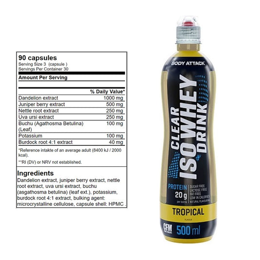 Diät-Duo: GN Shred Cuts + Body Attack Clear Iso Whey Drink – alle enthaltenen Artikel