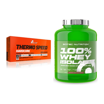 Diät-Duo: Olimp Thermo Speed Hardcore Mega + Scitec Whey Isolate – alle enthaltenen Artikel