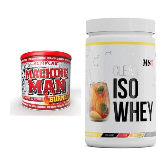 Diät-Duo: Activlab Machine Man Burner + MST Iso Clear – alle enthaltenen Artikel