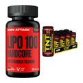 Diät-Duo: Body Attack LIPO 100-HARDCORE + NXT Nutrition TNT NUCLEAR – alle enthaltenen Artikel