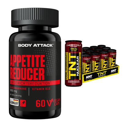 Diät-Duo: Body Attack Appetite Reducer + NXT Nutrition TNT NUCLEAR – alle enthaltenen Artikel