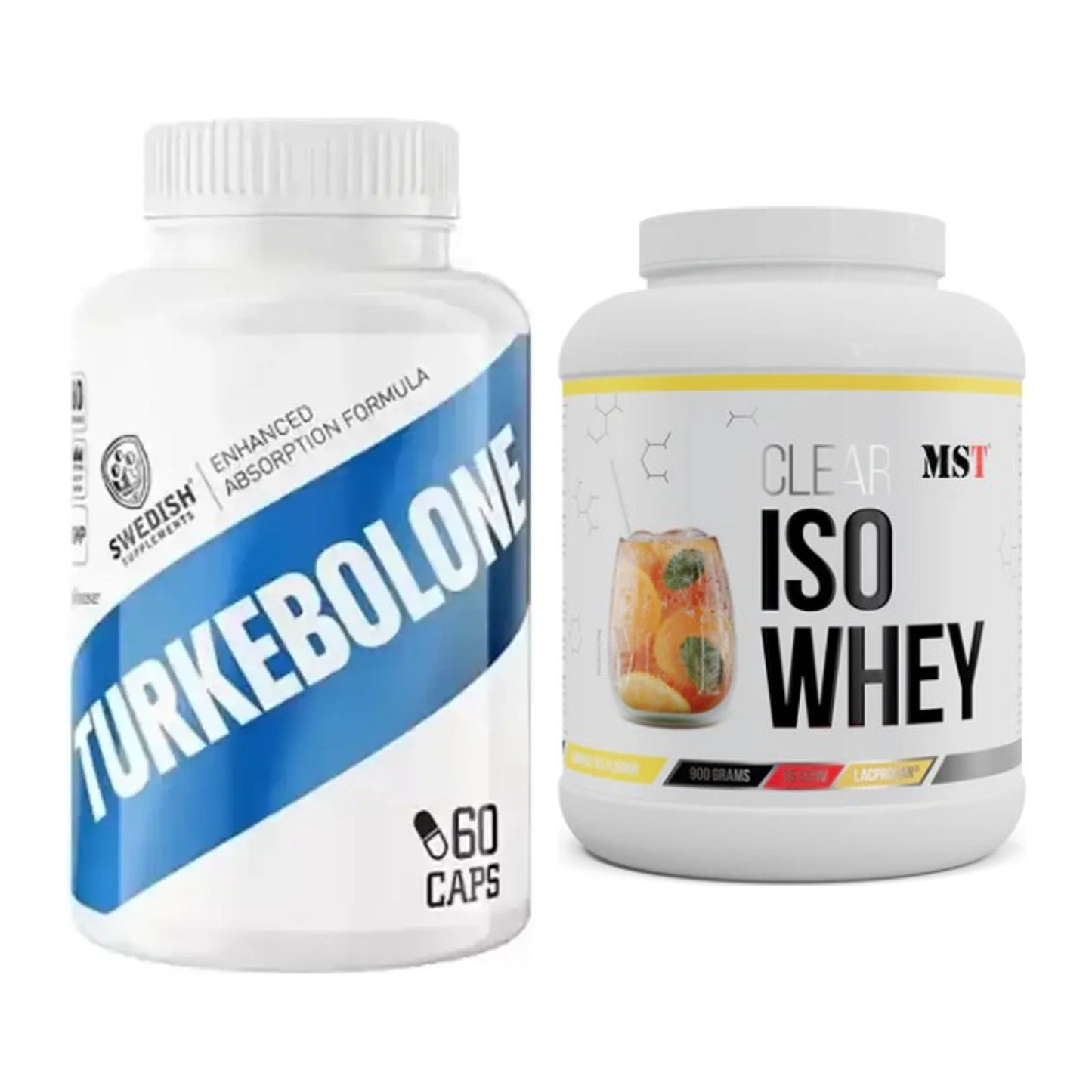 Diät-Duo: Swedish Supplements Turkebolone + MST Iso Clear – alle enthaltenen Artikel
