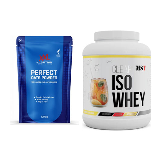 Diät-Duo: XXL Nutrition Perfect Oats Powder + MST Iso Clear – alle enthaltenen Artikel