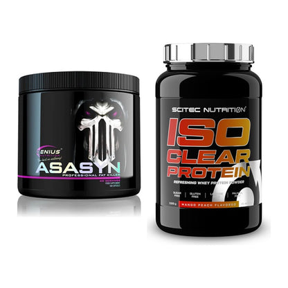 Diät-Duo: Genius Nutrition Asasyn + Scitec IsoClear Protein – alle enthaltenen Artikel
