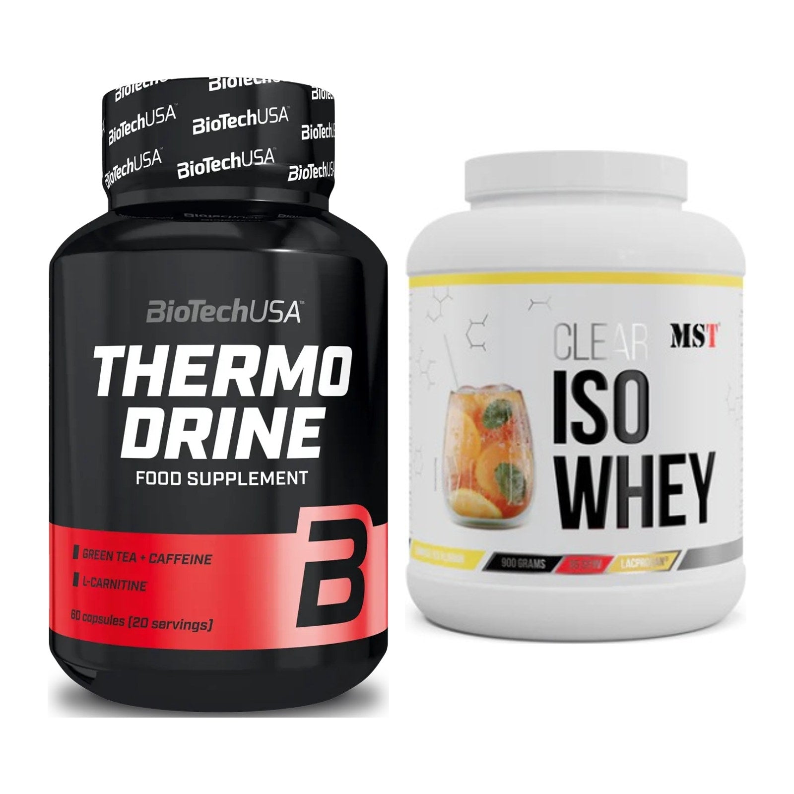 Diät-Duo: BioTech Thermo Drine + MST Iso Clear – alle enthaltenen Artikel