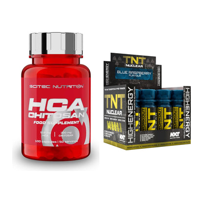 Diät-Duo: Scitec HCA-Chitosan + NXT Nutrition TNT Nuclear Shots – alle enthaltenen Artikel