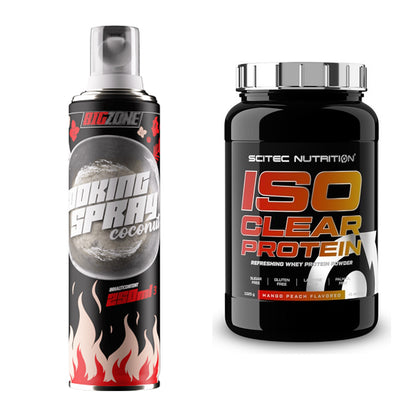 Diät-Duo: Big Zone Coconut Cooking Spray + Scitec IsoClear Protein – alle enthaltenen Artikel