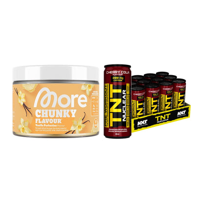 Diät-Duo: More Nutrition Chunky Flavour + NXT Nutrition TNT NUCLEAR – alle enthaltenen Artikel
