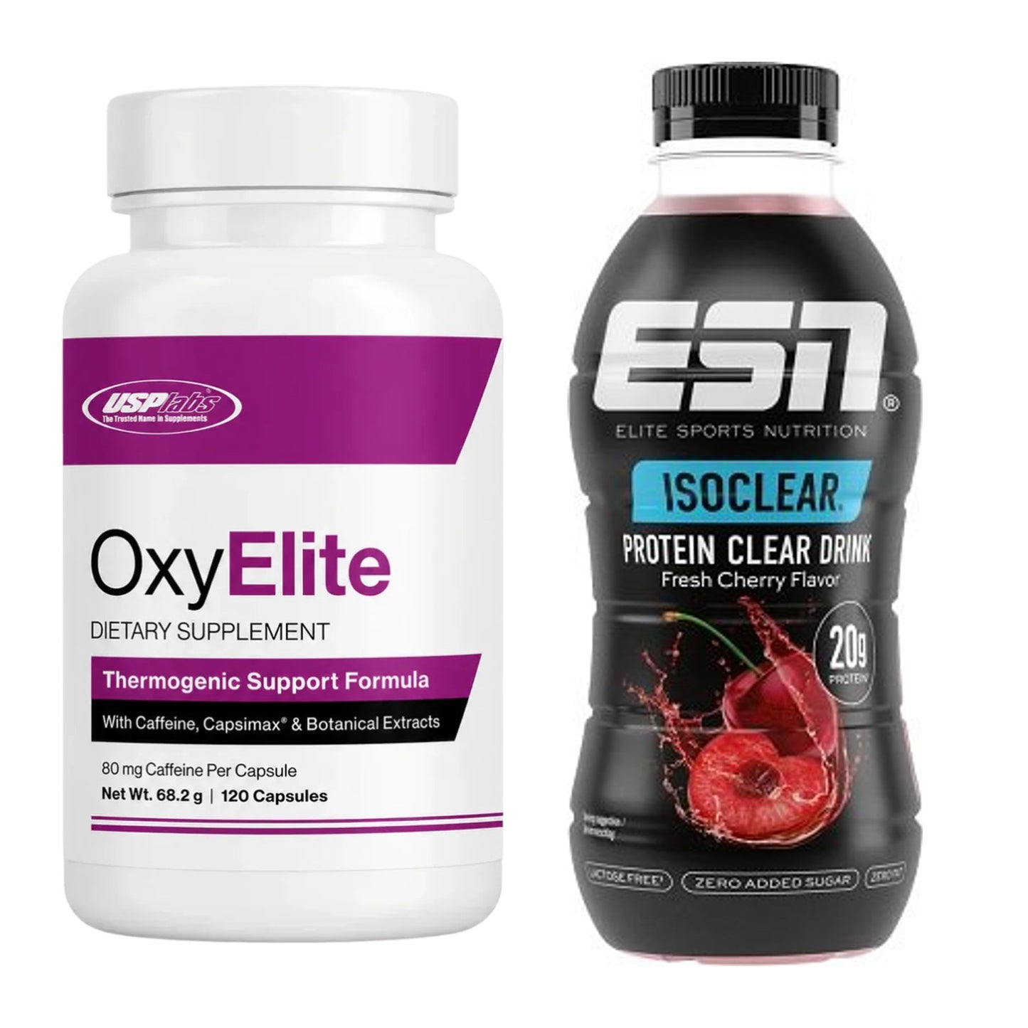Diät-Duo: USP Labs OxyElite Pro + ESN Isoclear RTD – alle enthaltenen Artikel