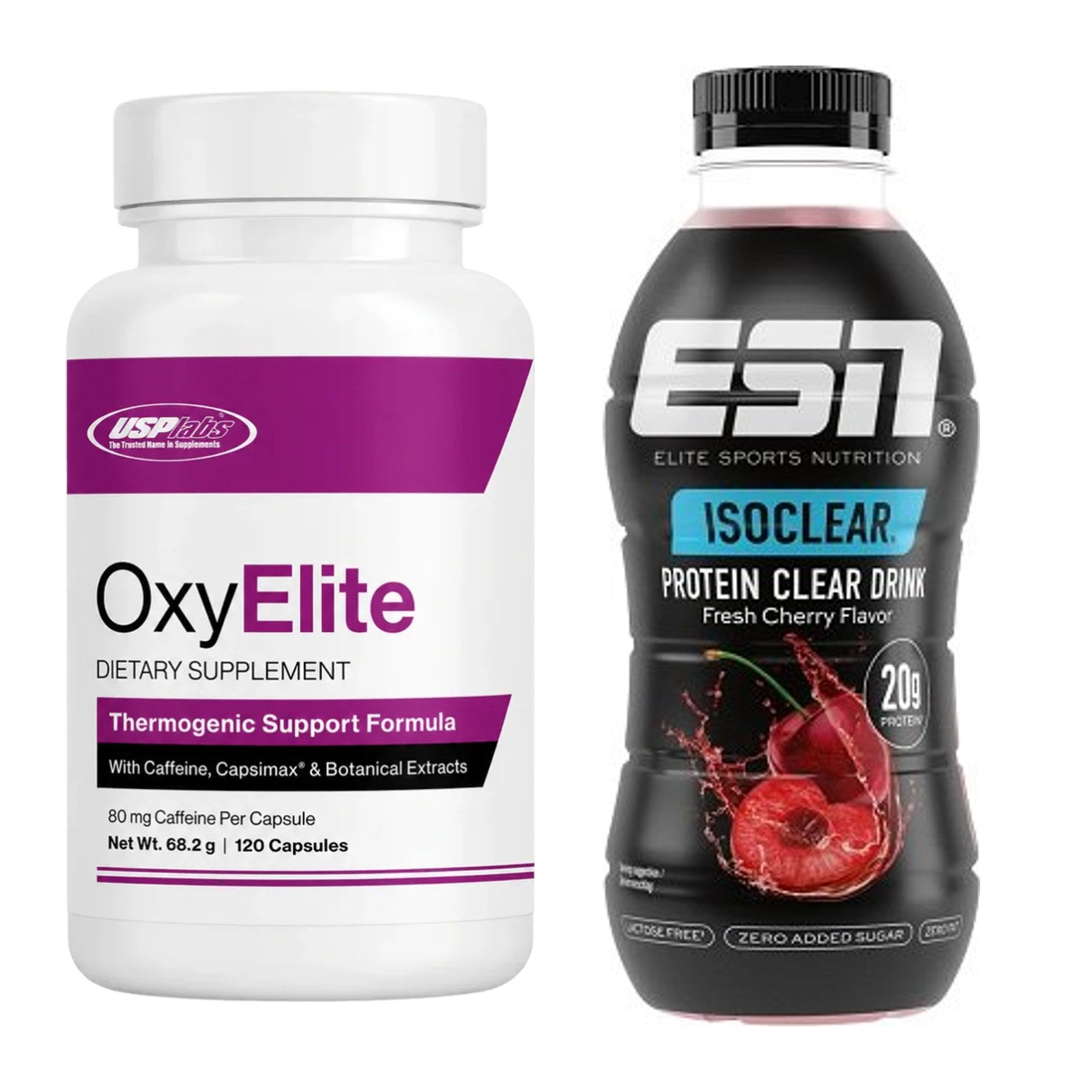 Diät-Duo: USP Labs OxyElite Pro + ESN Isoclear RTD – alle enthaltenen Artikel
