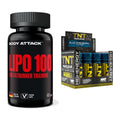 Diät-Duo: Body Attack Lipo 100 + NXT Nutrition TNT Nuclear Shots – alle enthaltenen Artikel