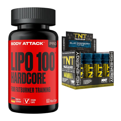 Diät-Duo: Body Attack LIPO + NXT Nutrition TNT Nuclear – alle enthaltenen Artikel