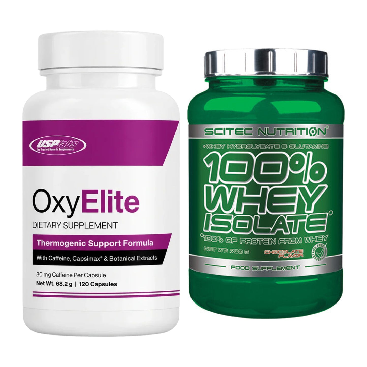 Diät-Duo: USP Labs OxyElite Pro + Scitec Whey Isolate – alle enthaltenen Artikel