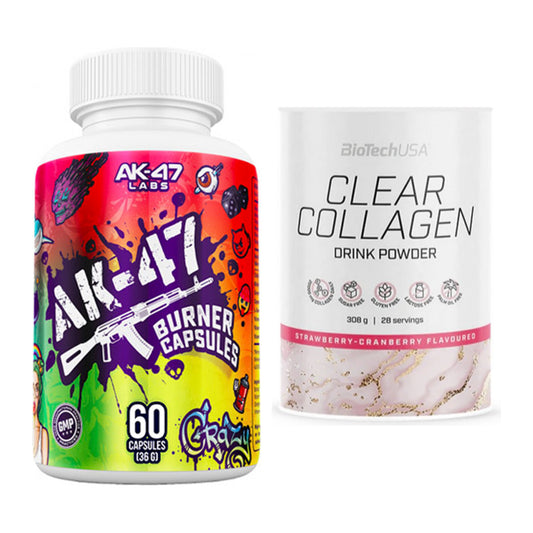 Diät-Duo: AK47 Labs Fatburner + BioTech Clear Collagen – alle enthaltenen Artikel