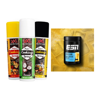 Diät-Duo: XXL Nutrition Perfect Cooking + ESN ISOCLEAR Whey Isolate – alle enthaltenen Artikel
