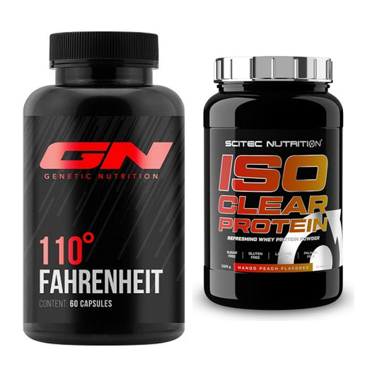 Diät-Duo: GN 110 Fahrenheit Burner + Scitec IsoClear Protein – alle enthaltenen Artikel