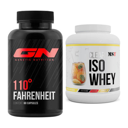 Diät-Duo: GN 110 Fahrenheit Burner + MST Iso Clear – alle enthaltenen Artikel