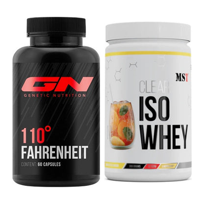 Diät-Duo: GN 110 Fahrenheit Burner + MST Iso Clear – alle enthaltenen Artikel