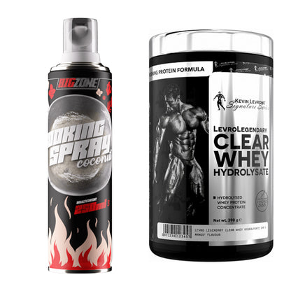 Diät-Duo: Big Zone Coconut Cooking Spray + Kevin Levrone Clear Whey – alle enthaltenen Artikel