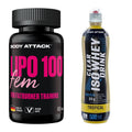 Diät-Duo: Body Attack Lipo 100 Fem + Body Attack Clear Iso Whey Drink – alle enthaltenen Artikel