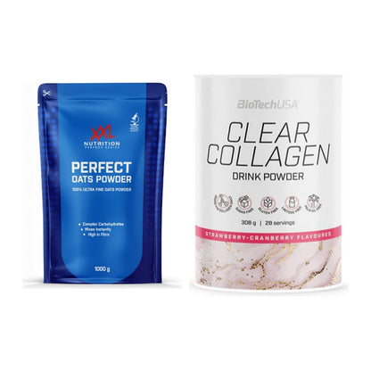 Diät-Duo: XXL Nutrition Perfect Oats Powder + BioTech Clear Collagen – alle enthaltenen Artikel