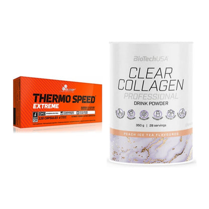 Diät-Duo: Olimp Thermo Speed Extreme Mega + BioTech Clear Collagen – alle enthaltenen Artikel