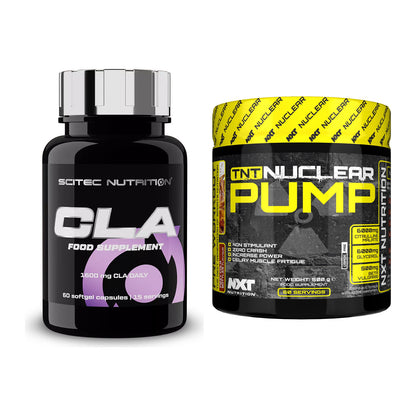 Diät-Duo: Scitec CLA + NXT Nutrition TNT Nuclear Pump – alle enthaltenen Artikel