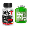 Diät-Duo: MST Fat Killer + Scitec Whey Isolate – alle enthaltenen Artikel