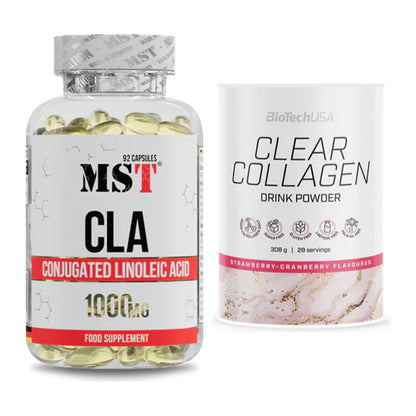 Diät-Duo: MST CLA 1000mg + BioTech Clear Collagen – alle enthaltenen Artikel