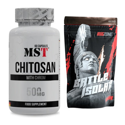 Diät-Duo: MST Chitosan + Chrom + Big Zone Battle Isolate – alle enthaltenen Artikel