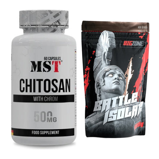 Diät-Duo: MST Chitosan + Chrom + Big Zone Battle Isolate – alle enthaltenen Artikel