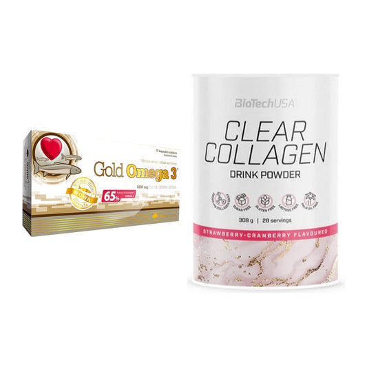 Diät-Duo: Olimp Omega 3 Gold Edition + BioTech Clear Collagen – alle enthaltenen Artikel