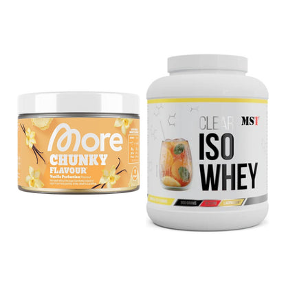 Diät-Duo: More Nutrition Chunky Flavour + MST Iso Clear – alle enthaltenen Artikel