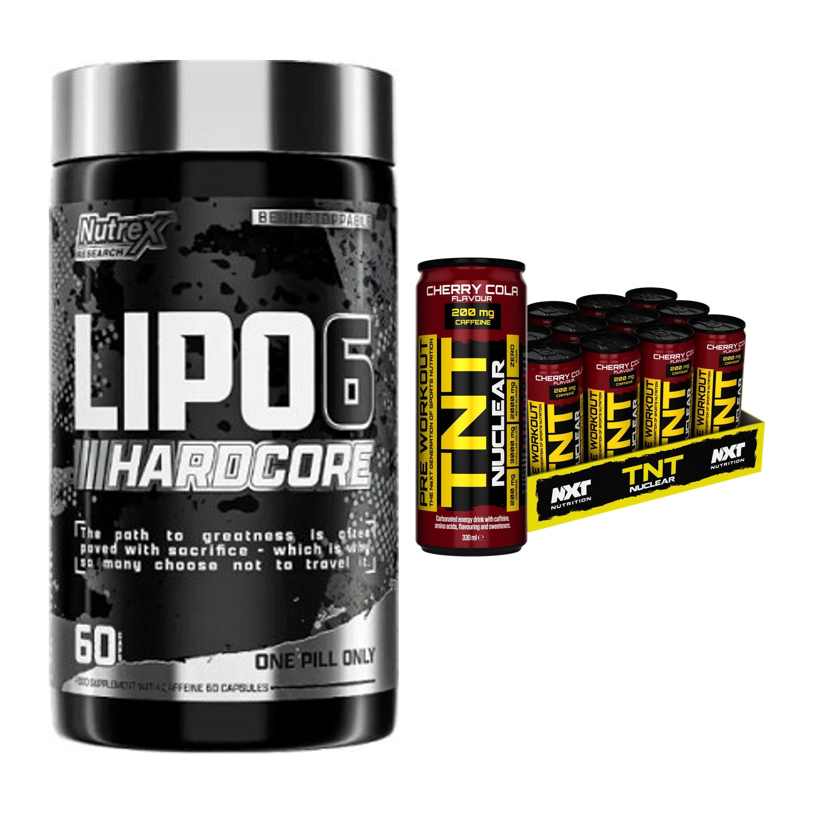Diät-Duo: Nutrex Lipo 6 Hardcore + NXT Nutrition TNT NUCLEAR – alle enthaltenen Artikel