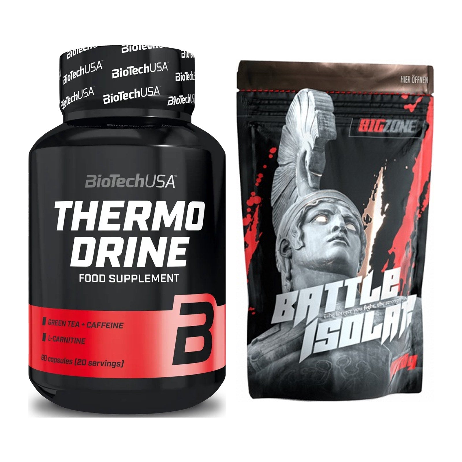 Diät-Duo: BioTech Thermo Drine + Big Zone Battle Isolate – alle enthaltenen Artikel