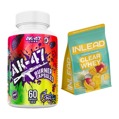 Diät-Duo: AK47 Labs Fatburner + INLEAD Clear Whey Isolate – alle enthaltenen Artikel