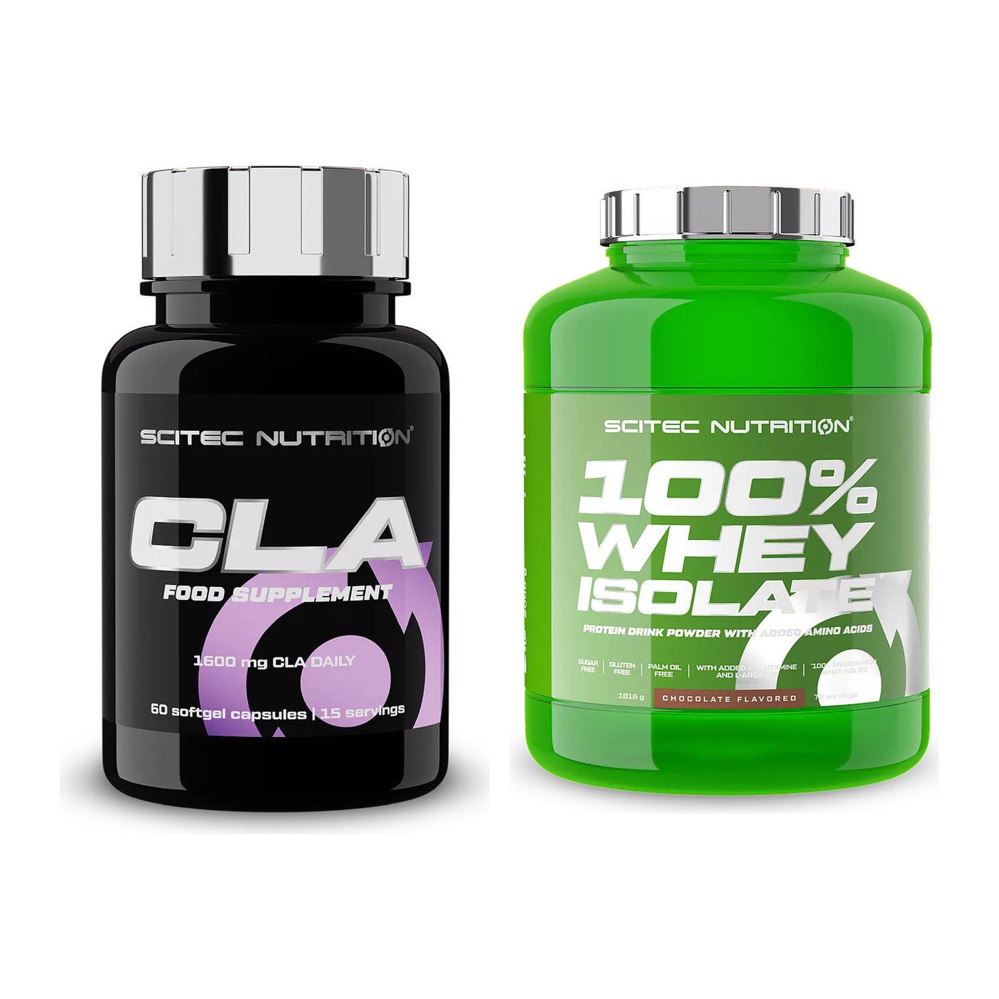 Diät-Duo: Scitec CLA + Scitec Whey Isolate – alle enthaltenen Artikel