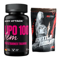 Diät-Duo: Body Attack Lipo 100 Fem + Big Zone Battle Isolate – alle enthaltenen Artikel