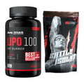 Diät-Duo: Body Attack Lipo 100 (120 Kapsel) + Big Zone Battle Isolate – alle enthaltenen Artikel