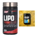Diät-Duo: Nutrex Lipo 6 black 120 liquid + ESN ISOCLEAR Whey Isolate – alle enthaltenen Artikel