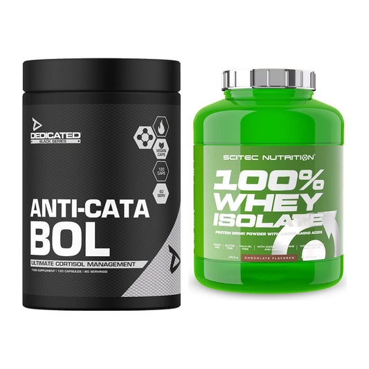 Diät-Duo: Dedicated Anti-Cata-Bol + Scitec Whey Isolate – alle enthaltenen Artikel