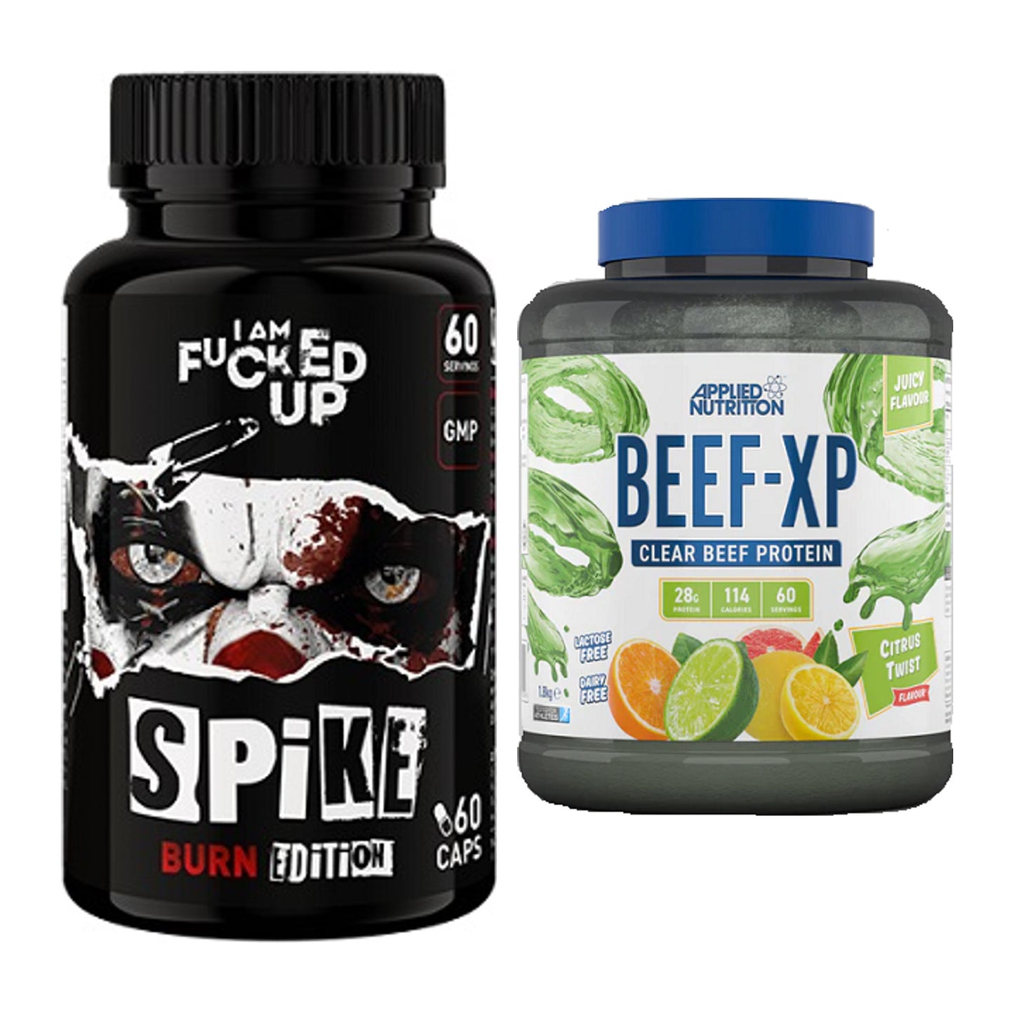 Diät-Duo: Swedish Supplements Fucked + Applied Nutrition Clear Beef – alle enthaltenen Artikel