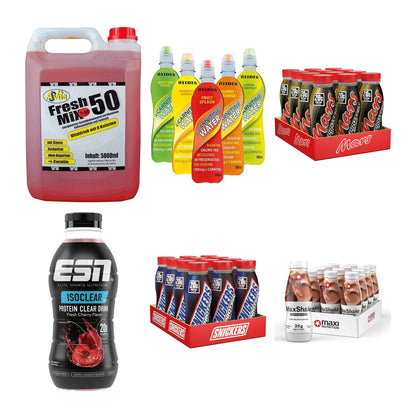 Drinks-Probierset: ASVita Fresh Mix + Weider L-Carnitine + 4 weitere – alle enthaltenen Artikel