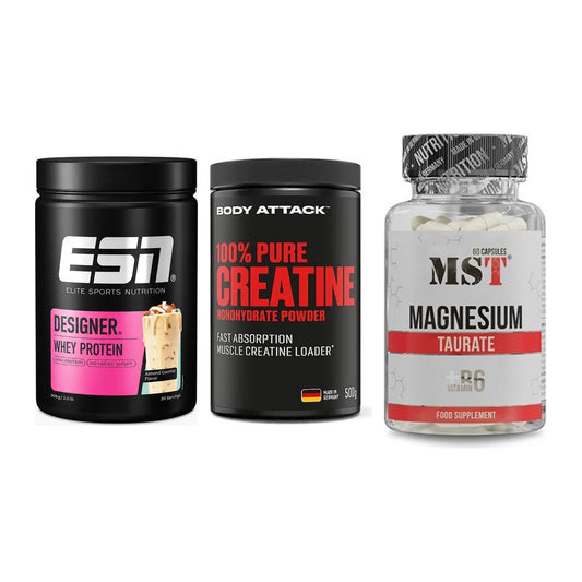 Einsteiger-Set: ESN Designer + Body Attack 100% + MST Magnesium – alle enthaltenen Artikel