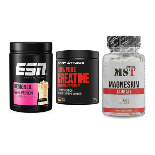 Einsteiger-Set: ESN Designer + Body Attack 100% + MST Magnesium – alle enthaltenen Artikel