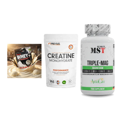 Einsteiger-Set: Sinob Honest + ProFuel Creatine + MST Tripple Mag – alle enthaltenen Artikel