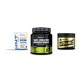 Einsteiger-Set: NNT Whey + BioTech Creatine + Peak Vitamin D – alle enthaltenen Artikel