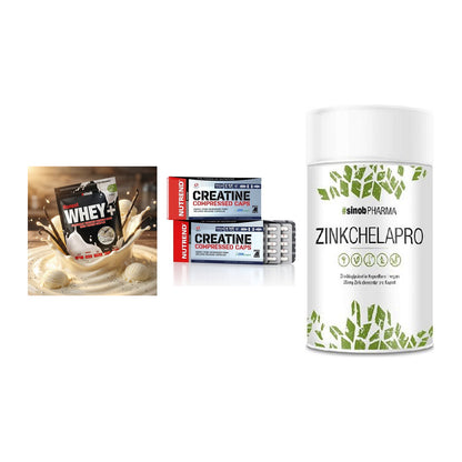 Einsteiger-Set: Sinob Honest + Nutrend Creatine + Sinob Zink – alle enthaltenen Artikel