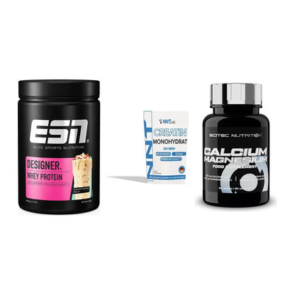 Einsteiger-Set: ESN Designer + NNT Creatin + Scitec Calcium – alle enthaltenen Artikel