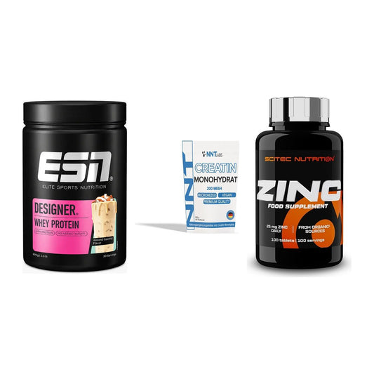 Einsteiger-Set: ESN Designer + NNT Creatin + Scitec Zinc – alle enthaltenen Artikel